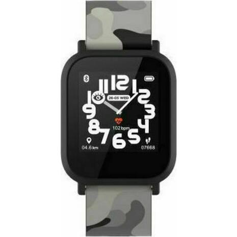 Smartwatch Canyon My Dino Kids CNE-KW33BB Black Camouflage - Τεχνολογία και gadgets για το σπίτι, το γραφείο και την επιχείρηση από το από το oikonomou-shop.